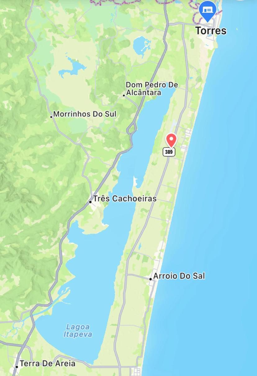 Haras Trevo De Ferro, Praia, Piscina E Campo 托雷斯 外观 照片